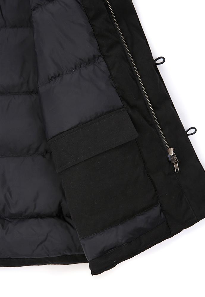 Art if acts - Shawl Collar Down Vest (Black) product image 18 | TRAB K-Fashion Australia