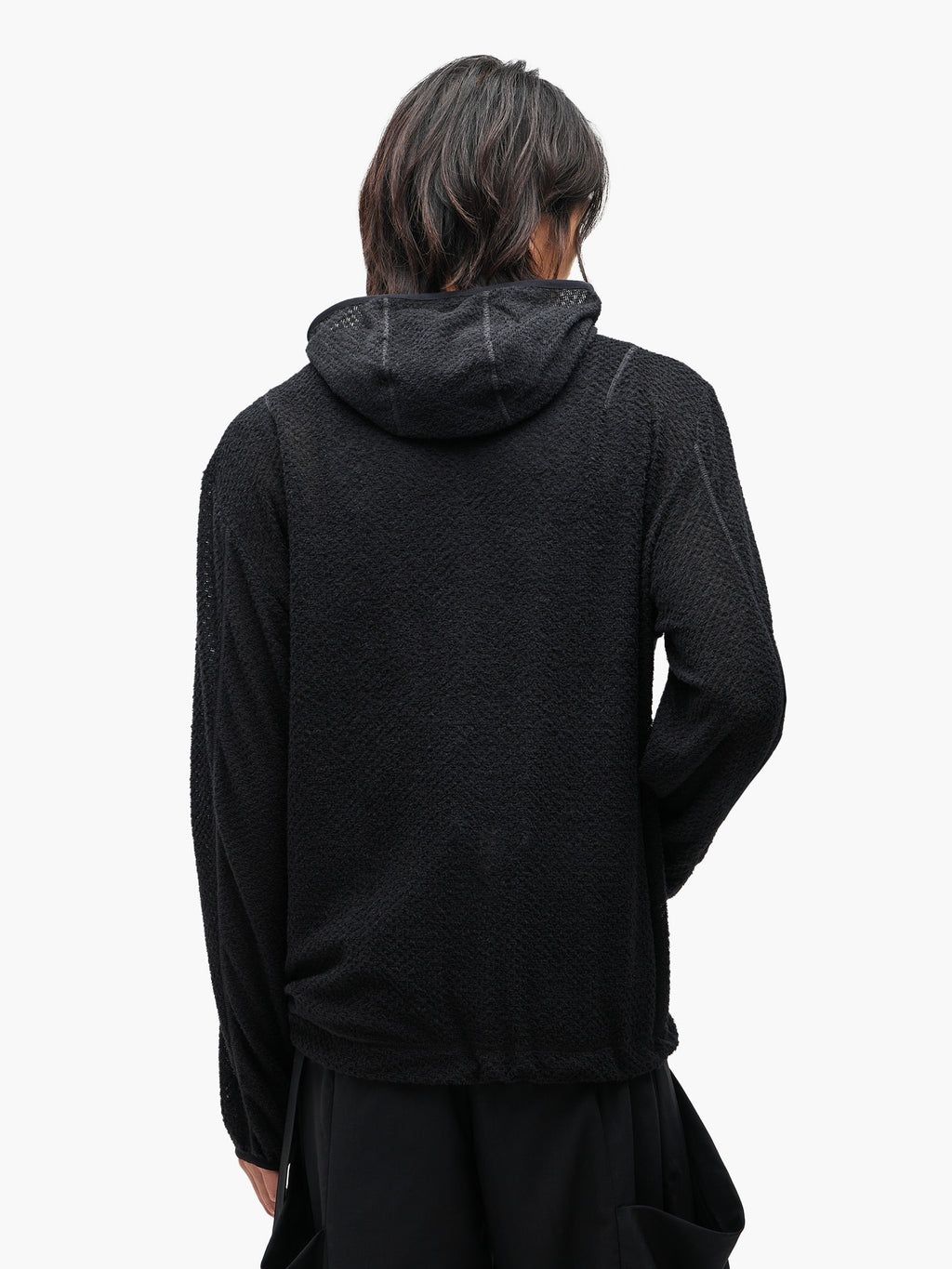 Jiyong Kim - Half Zip Hoodie (Black) product image 5 | TRAB K-Fashion Australia