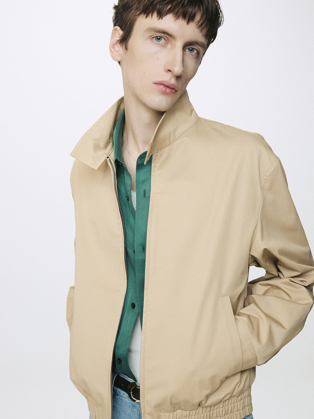 Tonywack - High Density Cotton Harrington Jacket (Beige) product image 8 | TRAB K-Fashion Australia