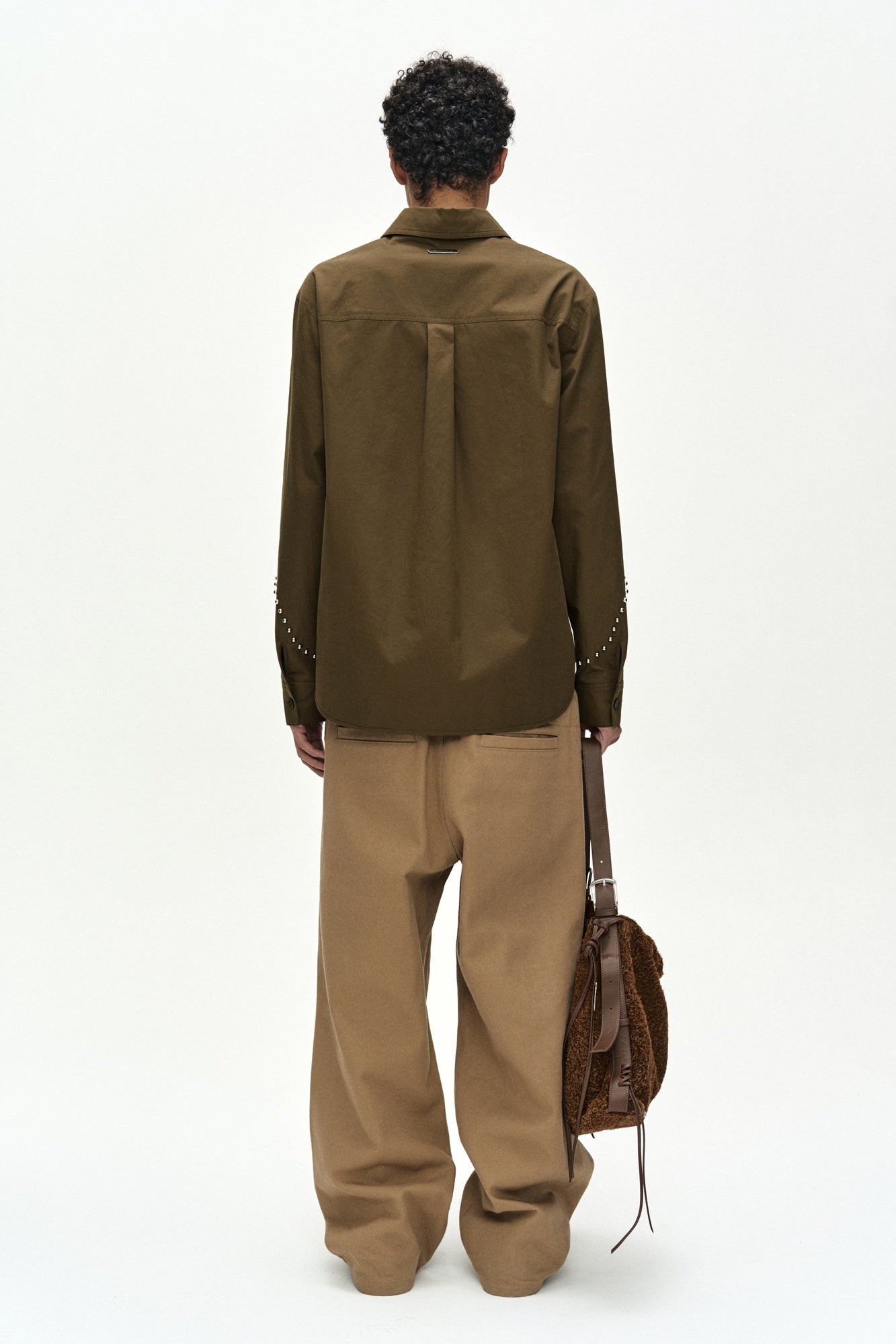 Andersson Bell - Roghen Studded Shirt (Brown) product image 4 | TRAB K-Fashion Australia