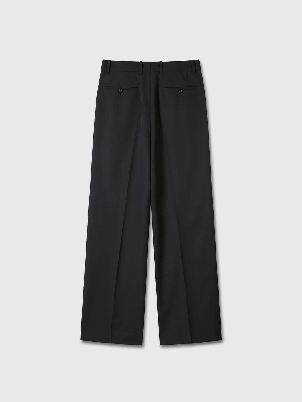 Tonywack - Wool Double-Pleated Wide Trousers (Black) product image 8 | TRAB K-Fashion Australia