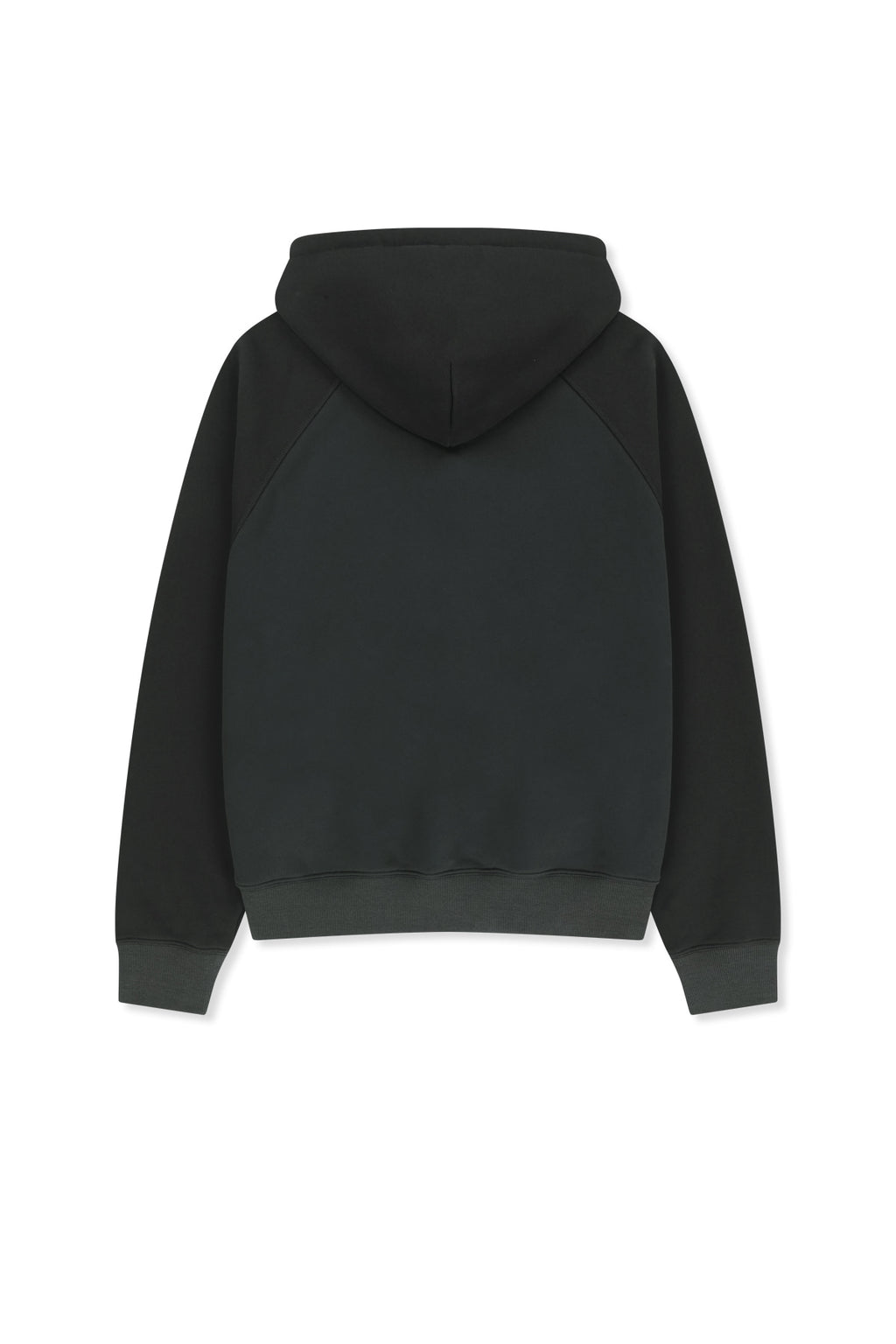Matin Kim - Color Block Logo Hoody Top (Black) product image 2 | TRAB K-Fashion Australia
