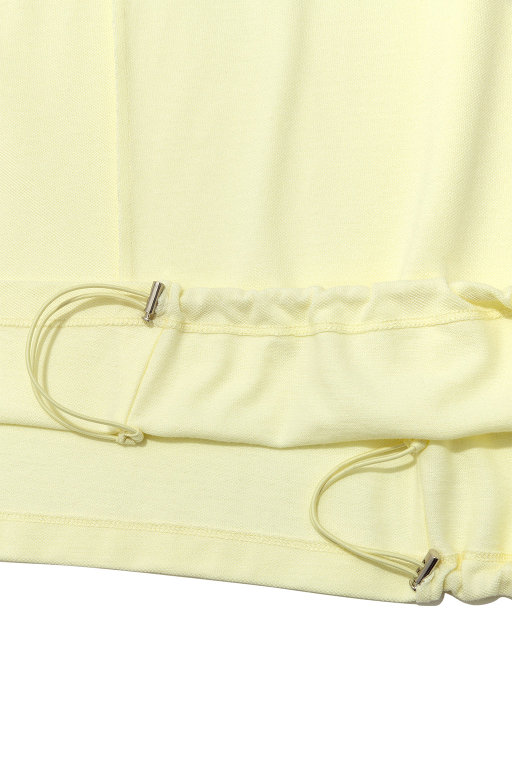 Matin Kim - Two Way String Point Pique Top (Light Yellow) product image 6 | TRAB K-Fashion Australia