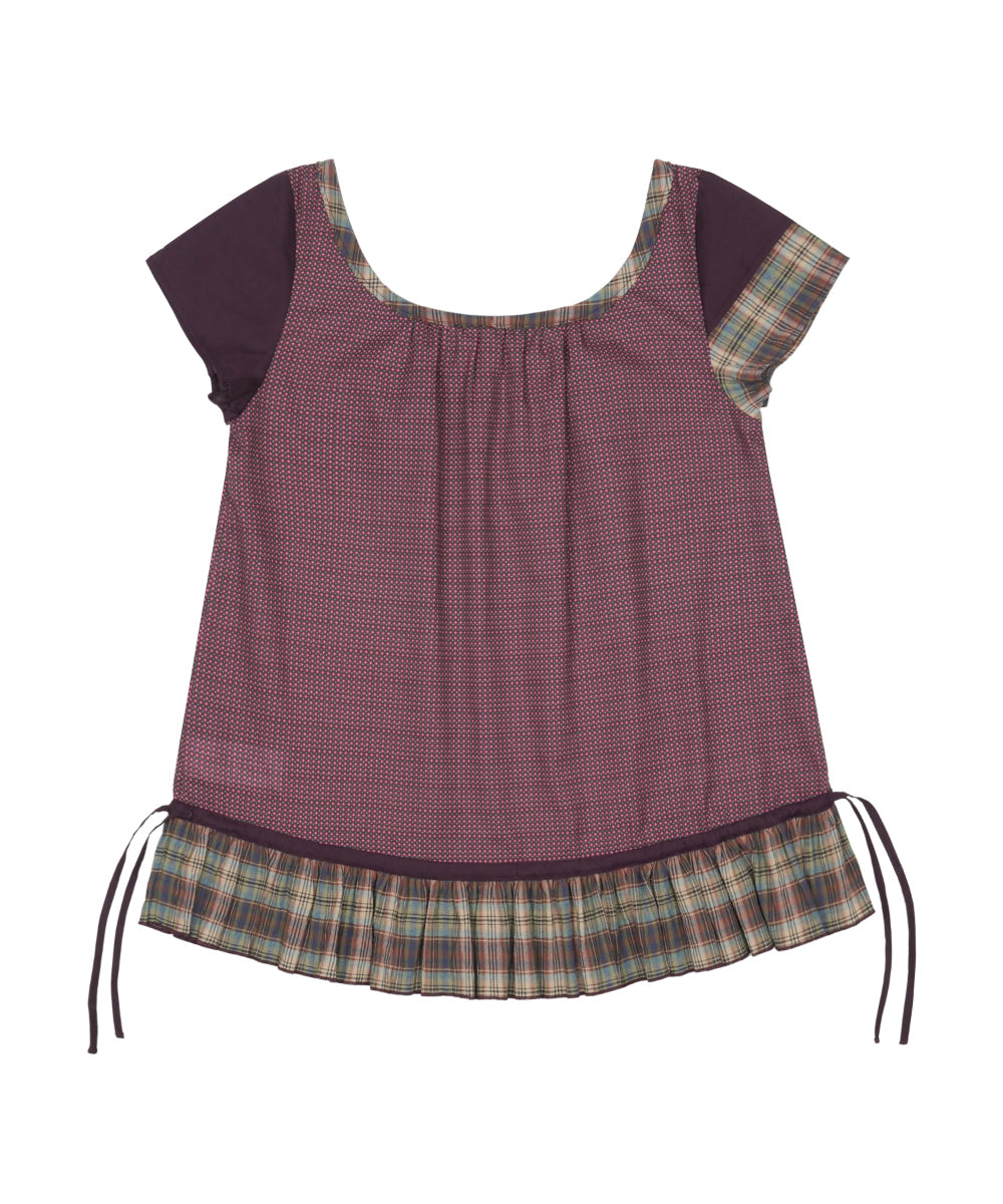 Coyseio - Strap Shirring Blouse (Purple) product image 16 | TRAB K-Fashion Australia