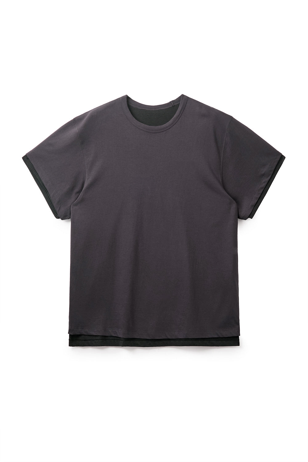 Hatchingroom - Two Face Tee 1/2 (Purple Charcoal) product image 1 | TRAB K-Fashion Australia