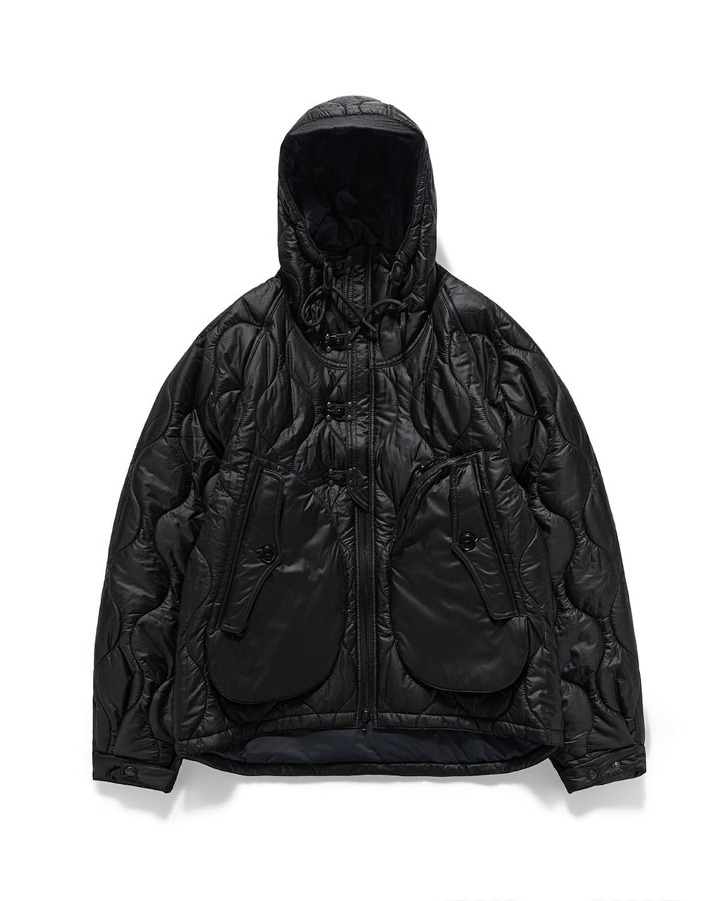 Eastlogue - Deck Hoodie Parka (Quilted Black) product image 6 | TRAB K-Fashion Australia