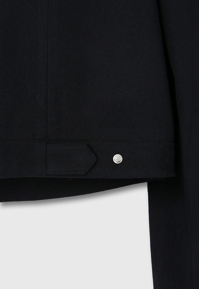 Tonywack - Virgin Wool Cropped Blouson Jacket (Black) product image 13 | TRAB K-Fashion Australia