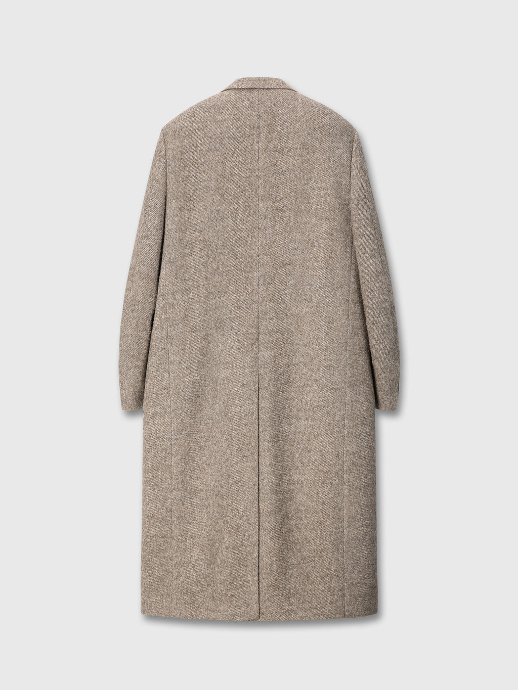 Tonywack - Textured Wool And Alpaca Double-Breasted Coat (Beige) product image 14 | TRAB K-Fashion Australia