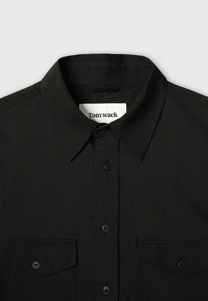 Tonywack - Soft Brushed C/R Western Shirt (Midnight Black) product image 9 | TRAB K-Fashion Australia