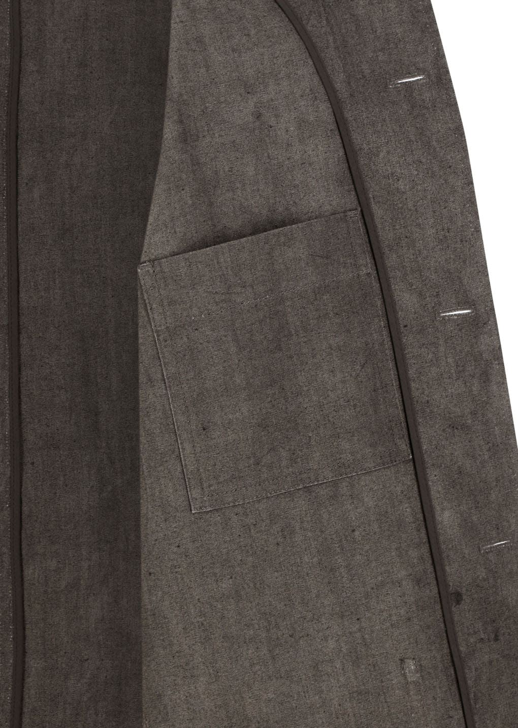 Amomento - Linen Pocket Jacket (Brown) product image 12 | TRAB K-Fashion Australia
