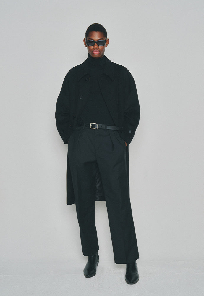 Tonywack - Cashmere Mac Over Coat (Black) product image 3 | TRAB K-Fashion Australia