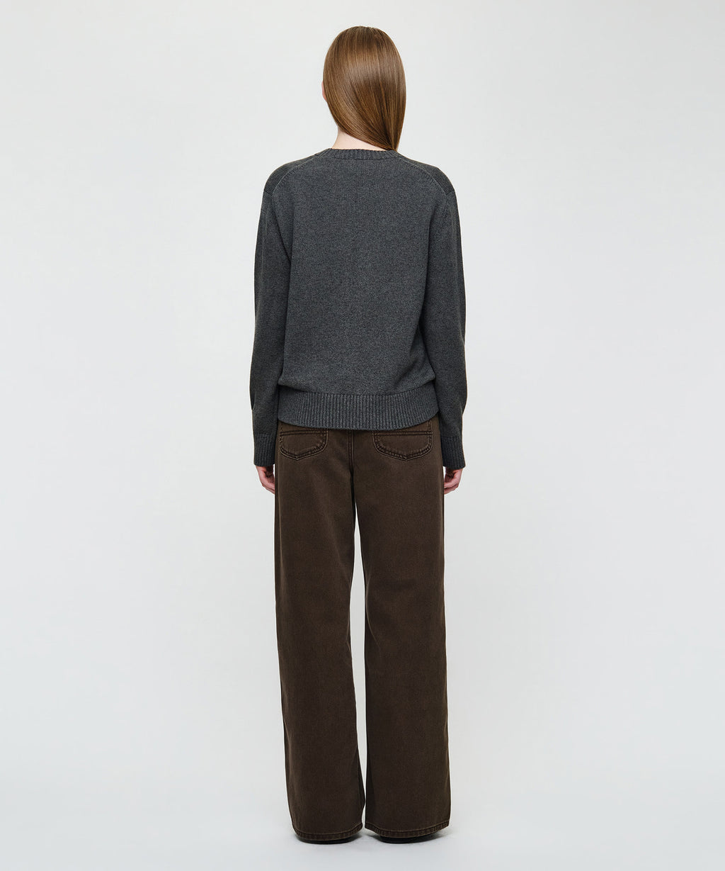 Marithe & Francois Girbaud - X-pocket Semi-wide Denim Pants (Brown) product image 6 | TRAB K-Fashion Australia