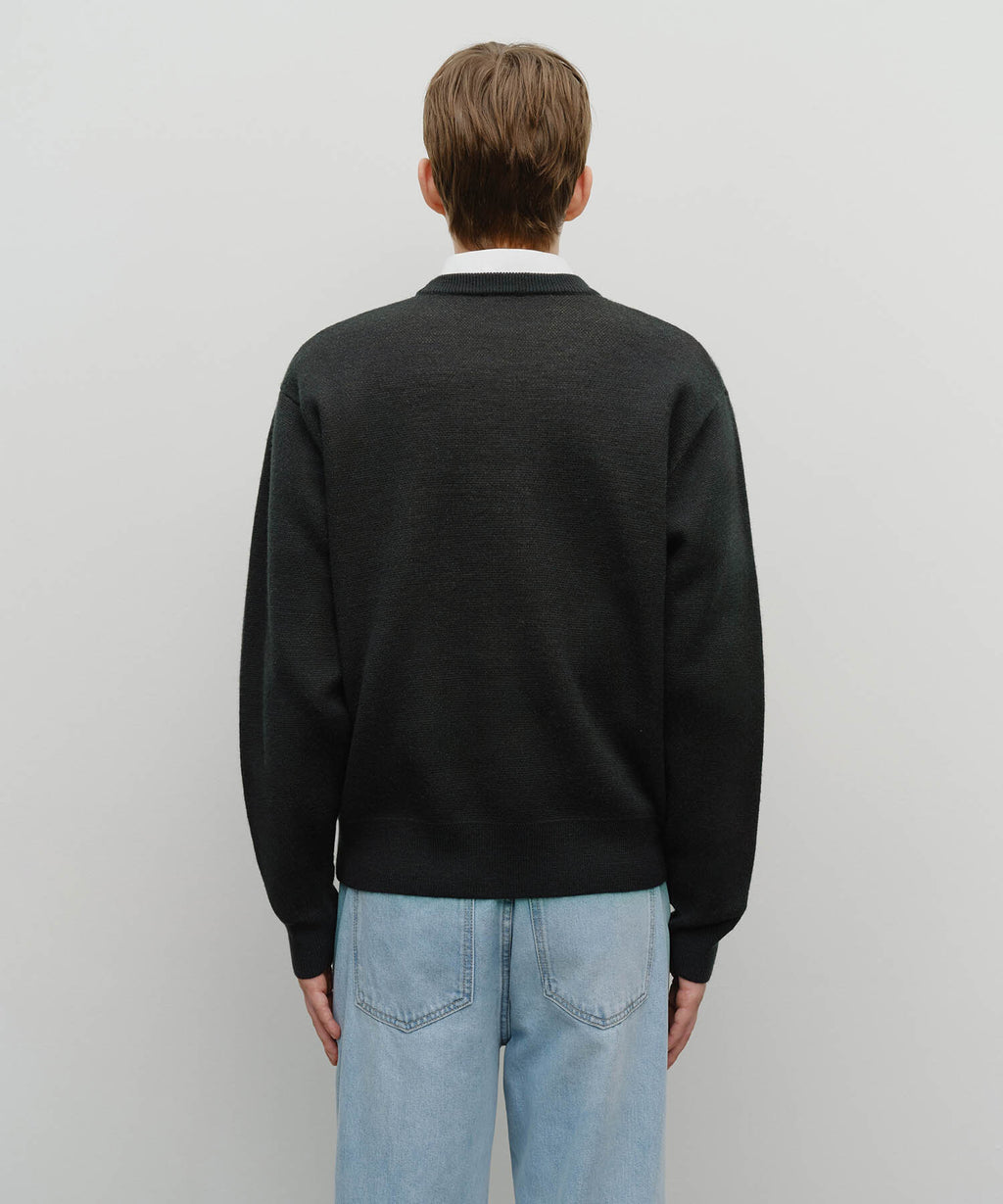 Marithe & Francois Girbaud - Doodle Bear Knit Pullover (Navy) product image 3 | TRAB K-Fashion Australia