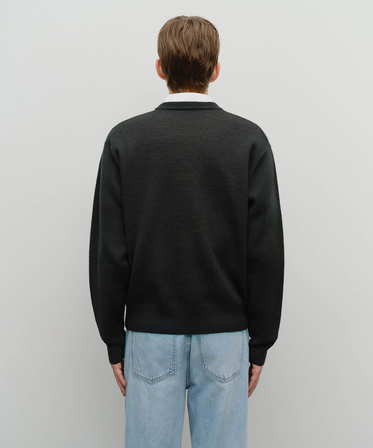 Marithe & Francois Girbaud - Doodle Bear Knit Pullover (Navy) product image 3 | TRAB K-Fashion Australia