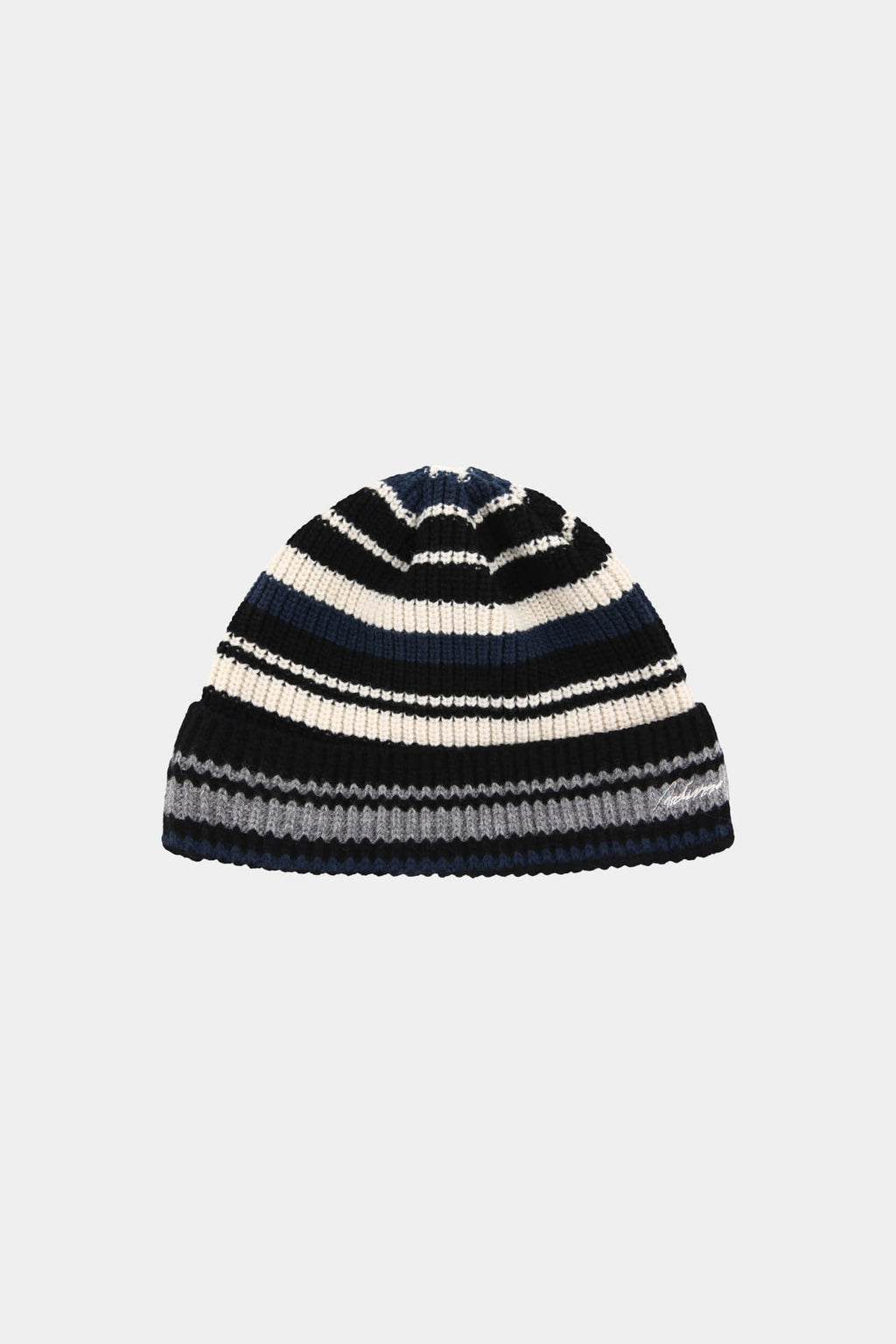 Andersson Bell - Unisex Multi Stripe Beanie (Black/Ecru) product image 5 | TRAB K-Fashion Australia