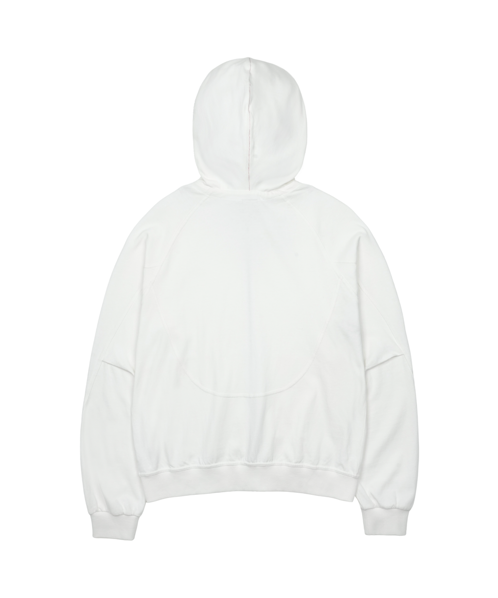 San San Gear - Washed Hoodie Zip-Up (Ivory) product image 5 | TRAB K-Fashion Australia