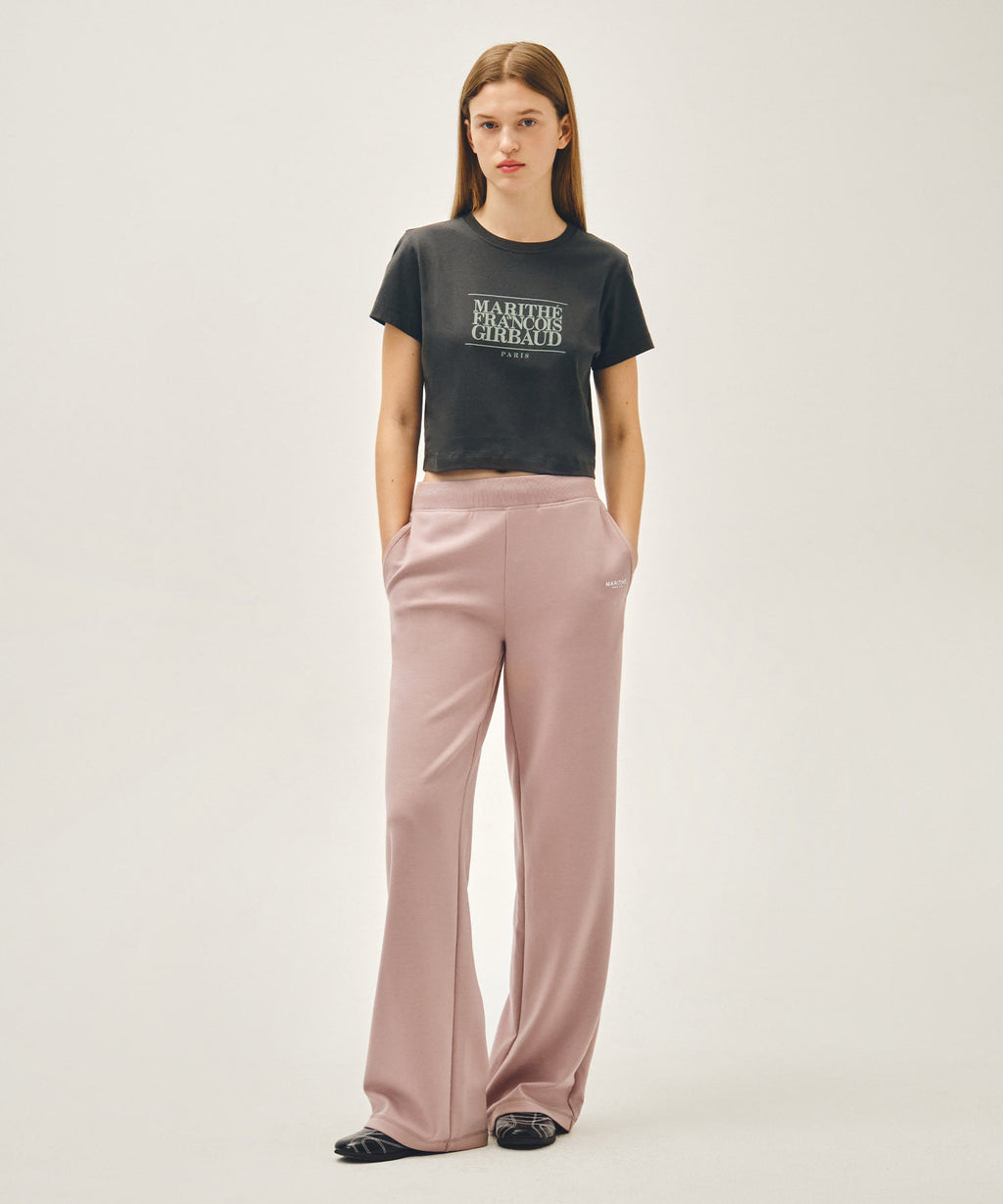 Marithe & Francois Girbaud - Classic Logo Crop Tee (Charcoal) product image 5 | TRAB K-Fashion Australia