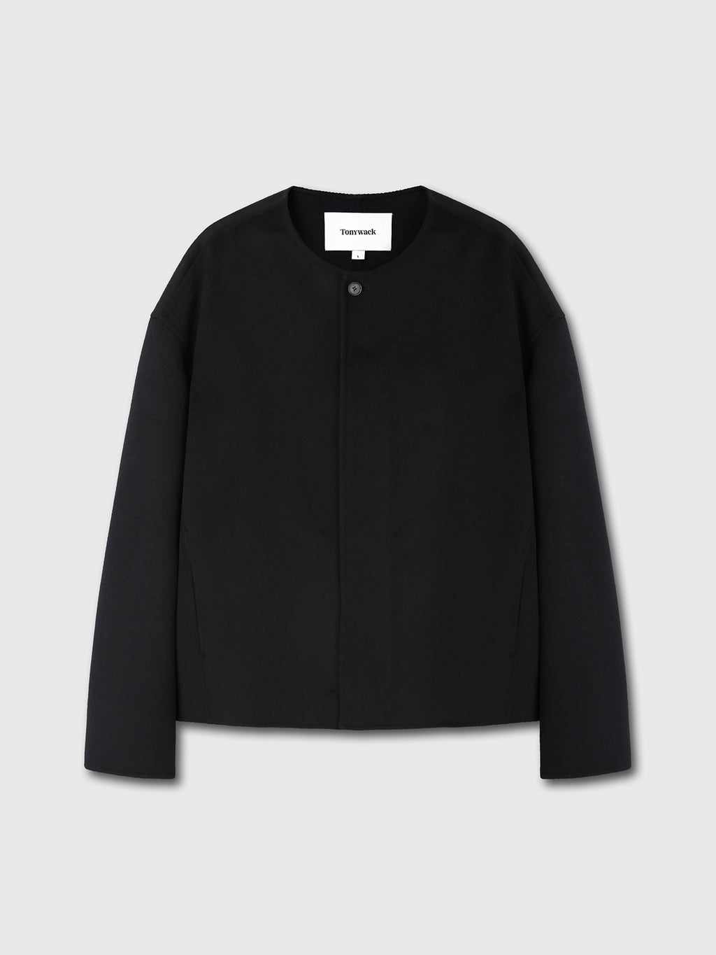 Tonywack - Hand-Made Cashmere Collarless Jacket (Black) product image 10 | TRAB K-Fashion Australia