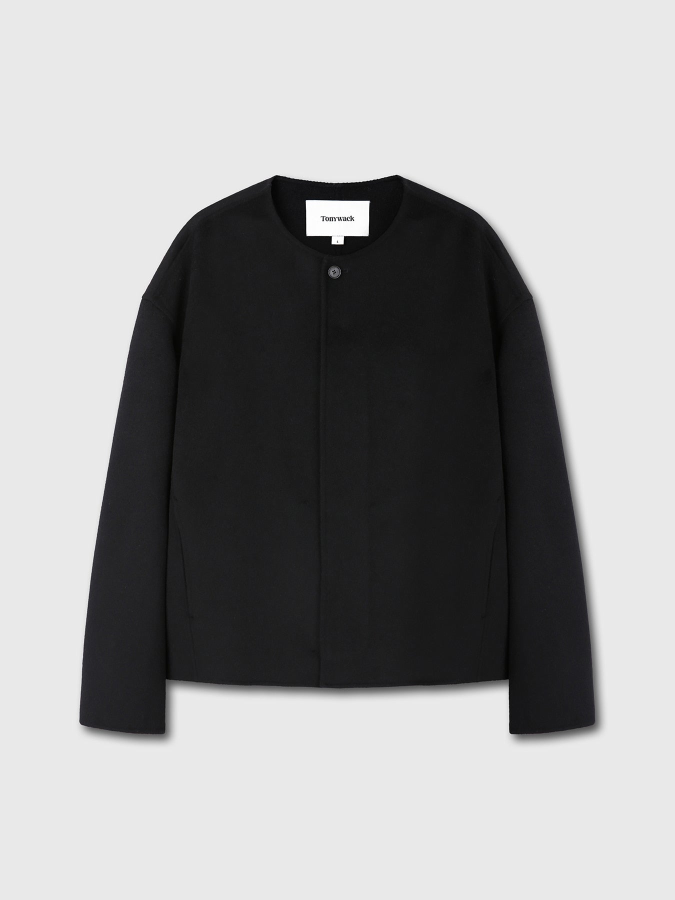 Tonywack - Hand-Made Cashmere Collarless Jacket (Black) product image 10 | TRAB K-Fashion Australia