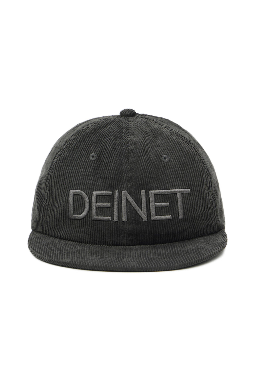Deinet - Deinet Corduroy Logo Cap (Charcoal) product image 1 | TRAB K-Fashion Australia