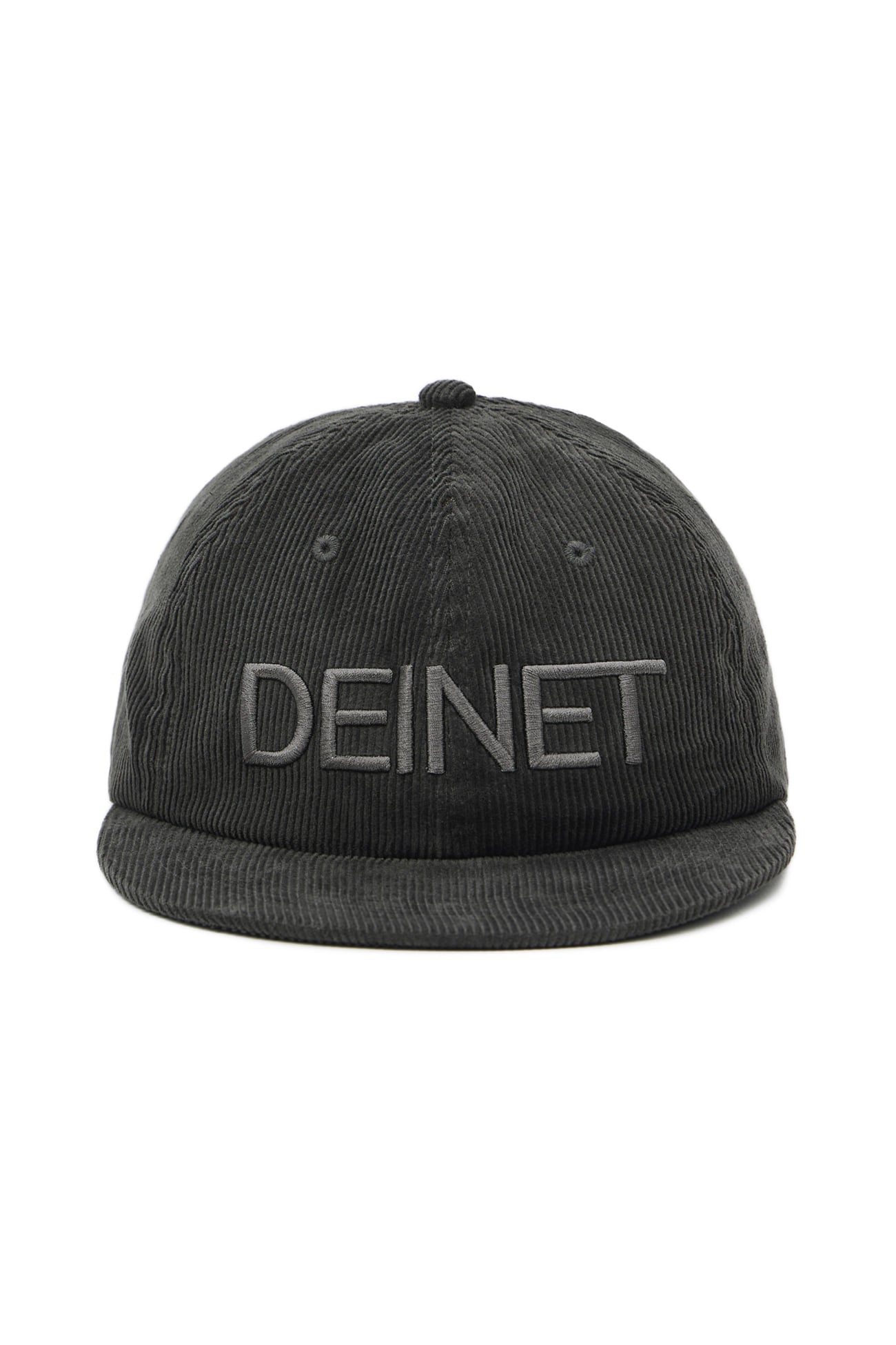 Deinet - Deinet Corduroy Logo Cap (Charcoal) product image 1 | TRAB K-Fashion Australia