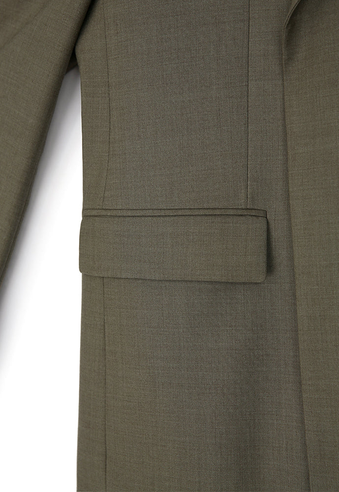 Tonywack - High Density Wool Hidden Button Blazer (Wool 100%) (Bronze Beige) product image 11 | TRAB K-Fashion Australia