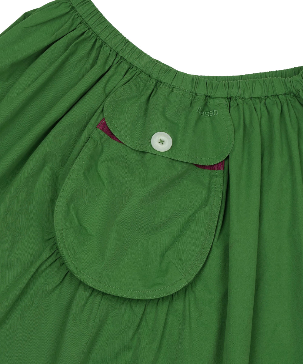 Coyseio - Big Pocket Shirring Skirt Jolly (Green) product image 14 | TRAB K-Fashion Australia