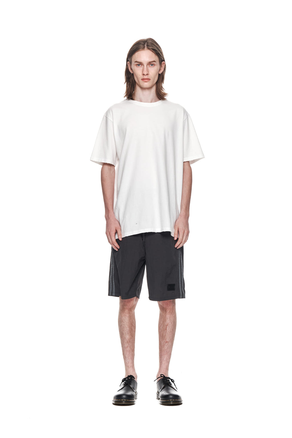 Matin Kim - Side Point Nylon Half Shorts (Black) product image 5 | TRAB K-Fashion Australia