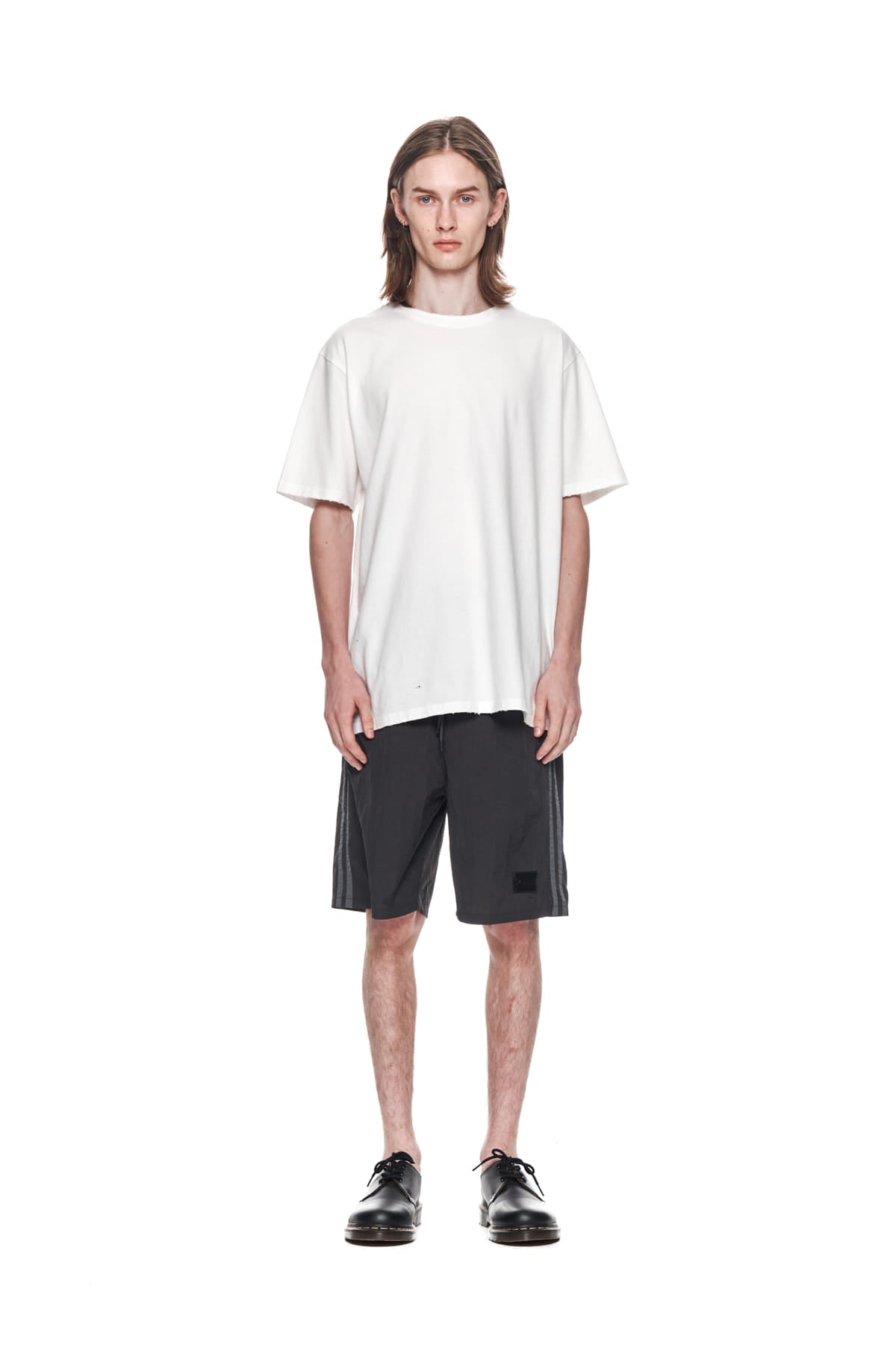 Matin Kim - Side Point Nylon Half Shorts (Black) product image 5 | TRAB K-Fashion Australia