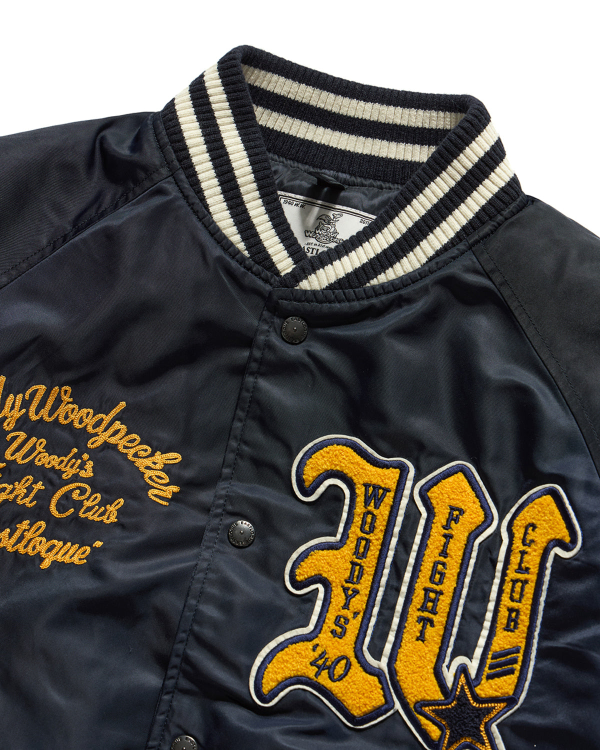 Eastlogue - Woody Fight Club Stadium Jacket (D.navy) product image 3 | TRAB K-Fashion Australia