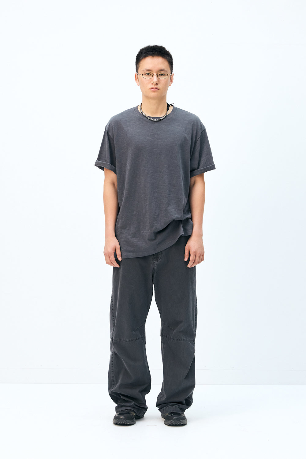 Hatchingroom - Base Tee Slub Blue (Grey) product image 6 | TRAB K-Fashion Australia