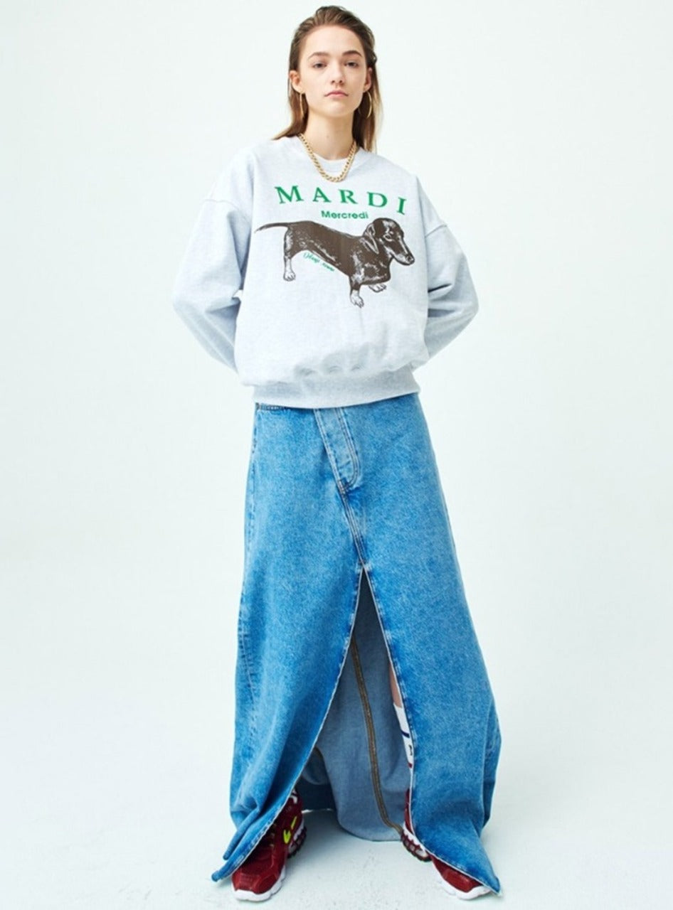 Mardi Mercredi - Sweatshirt Ddanji (Heather) product image 1 | TRAB K-Fashion Australia