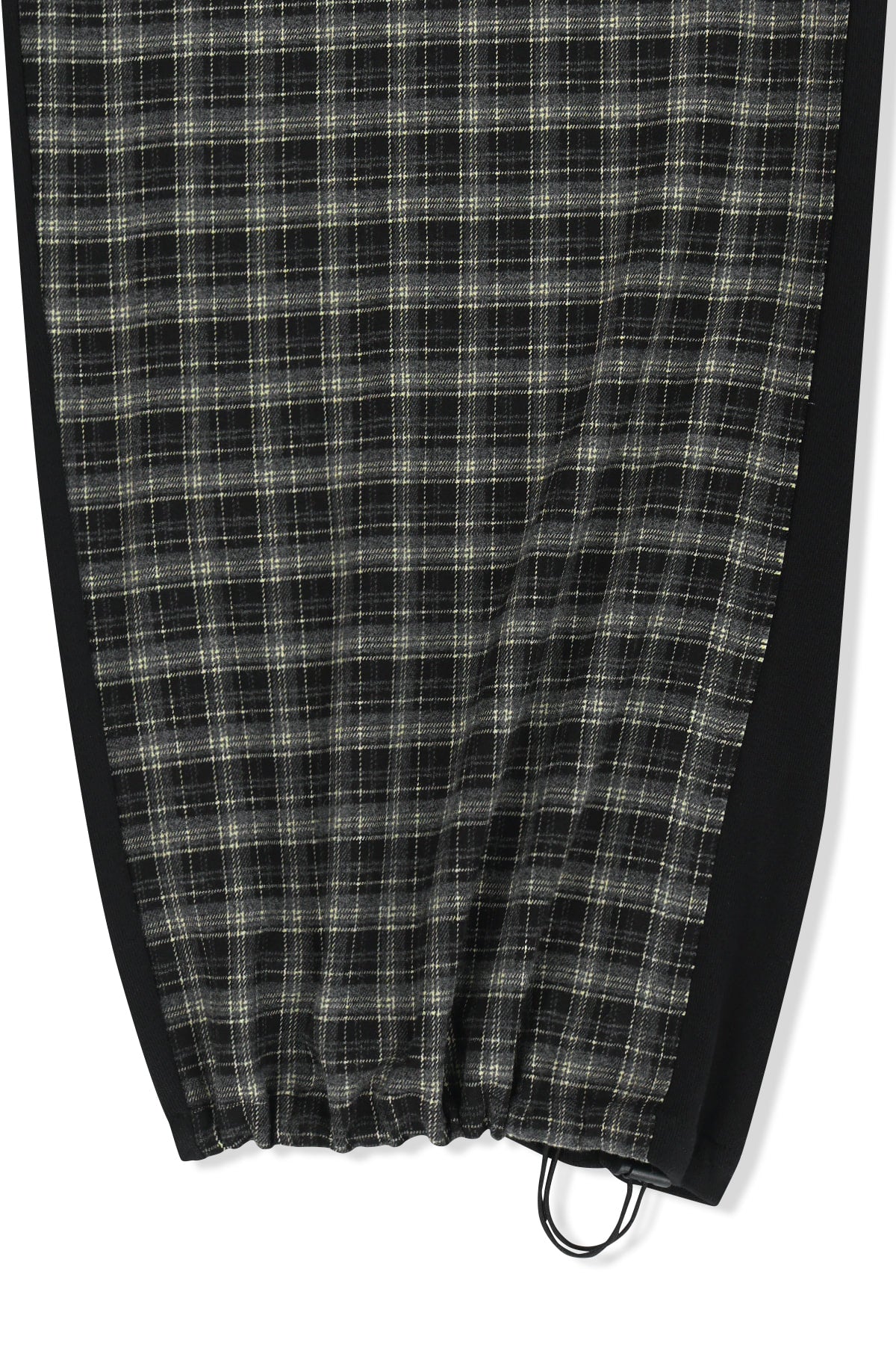 Matin Kim - Check Mix Jersey Pants (Black) product image 4 | TRAB K-Fashion Australia