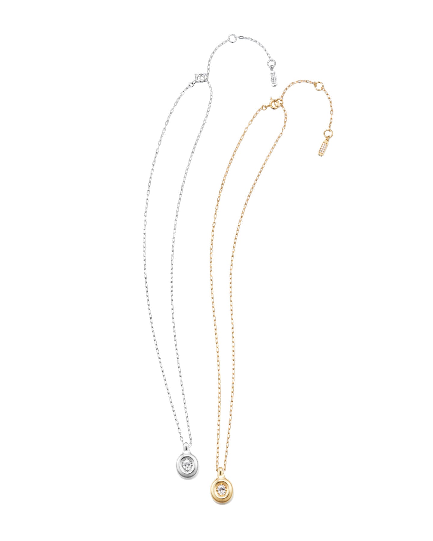 Numbering - Oval Solitaire Pendant Necklace with a Dimensional Frame #3801 product image 9 | TRAB K-Fashion Australia