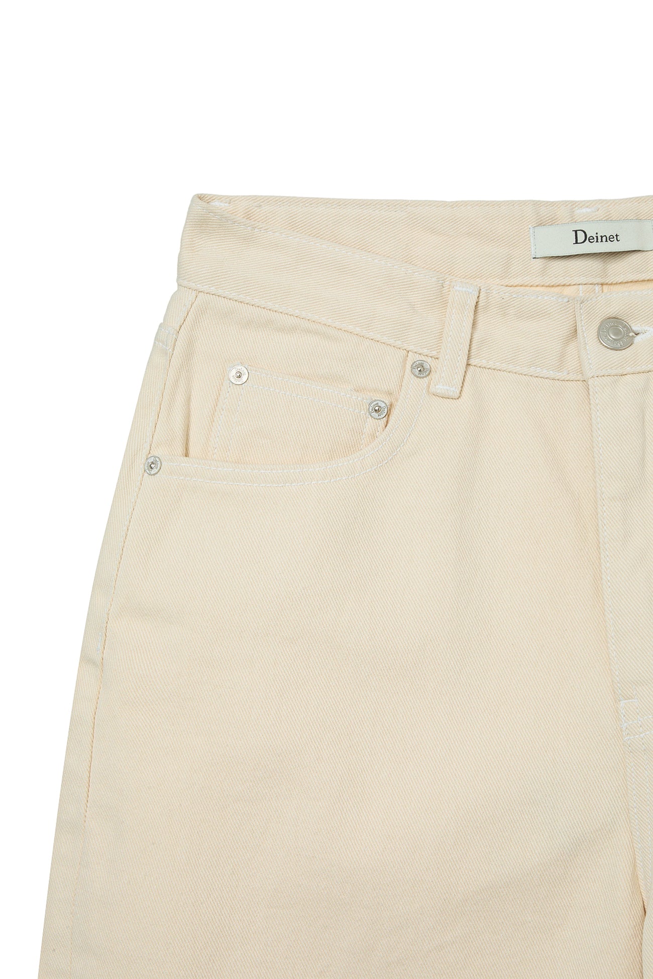 Deinet - Twill Cotton Jeans (Oatmeal) product image 12 | TRAB K-Fashion Australia
