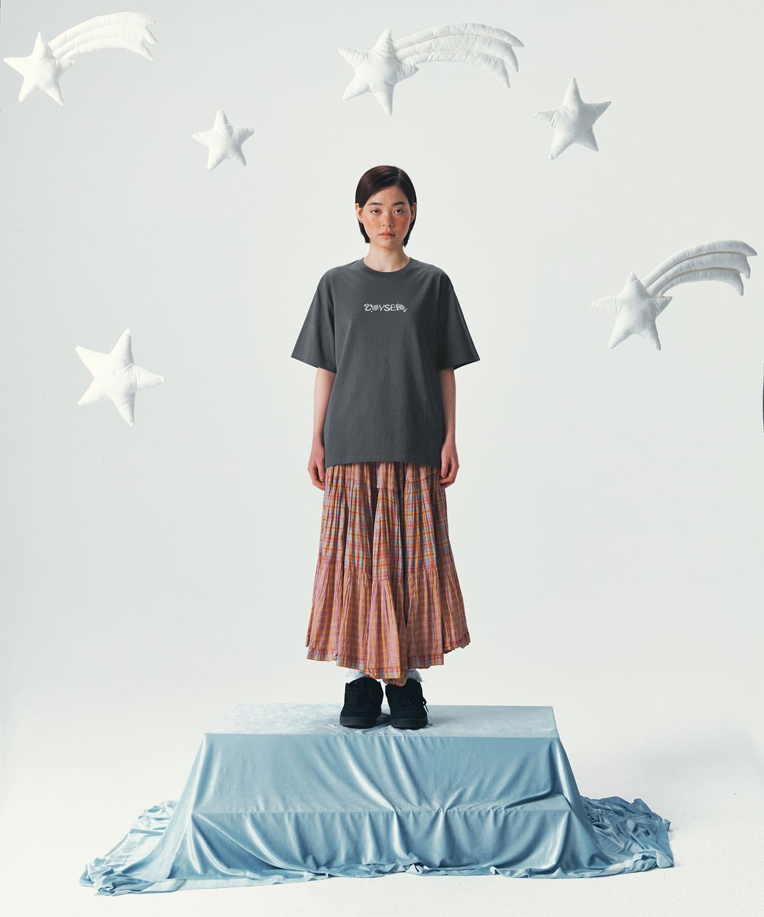 Coyseio - Little Stars Regular T-Shirt (Charcoal) product image 1 | TRAB K-Fashion Australia