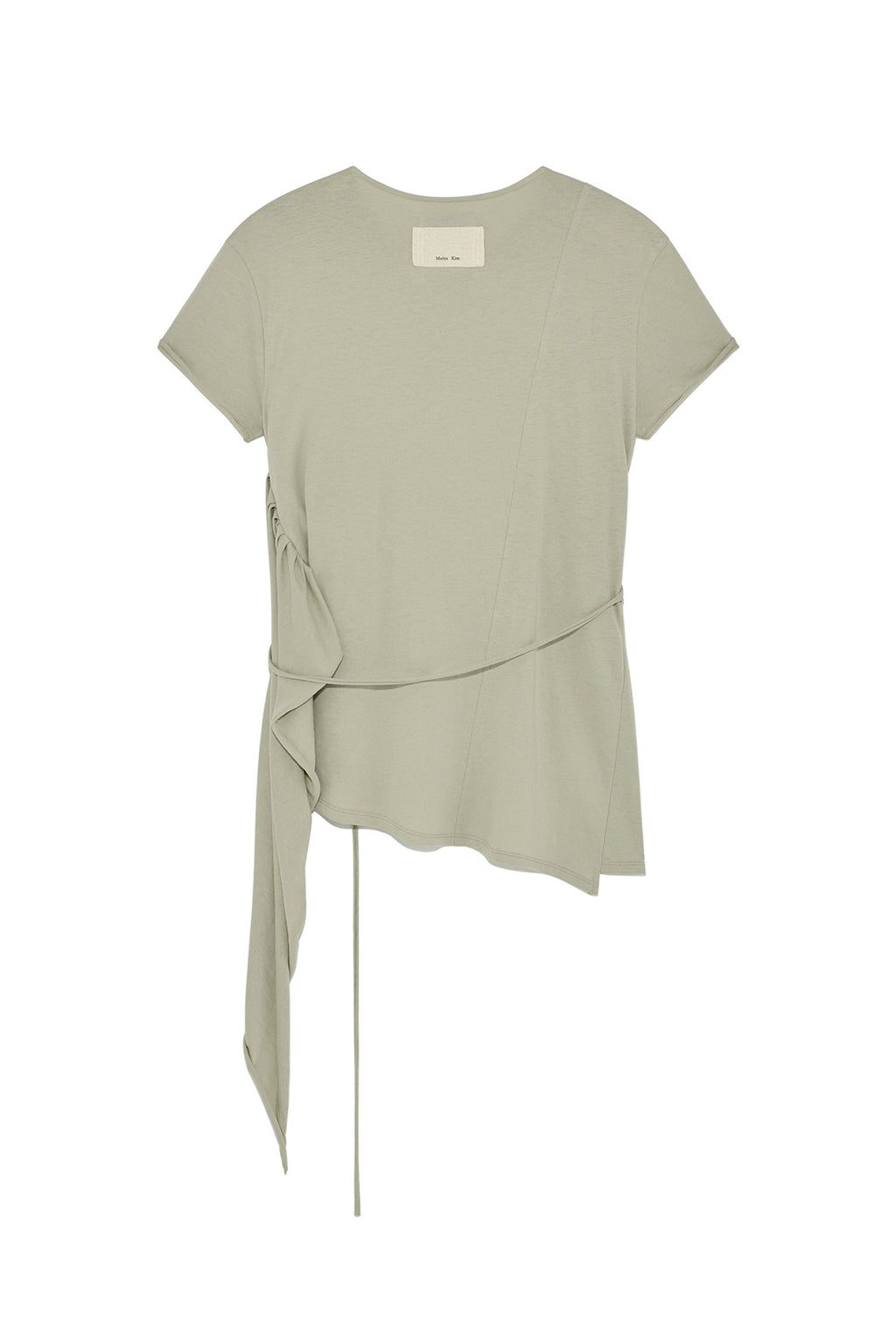 Matin Kim - Tied Detail String Top (Light Khaki) product image 2 | TRAB K-Fashion Australia