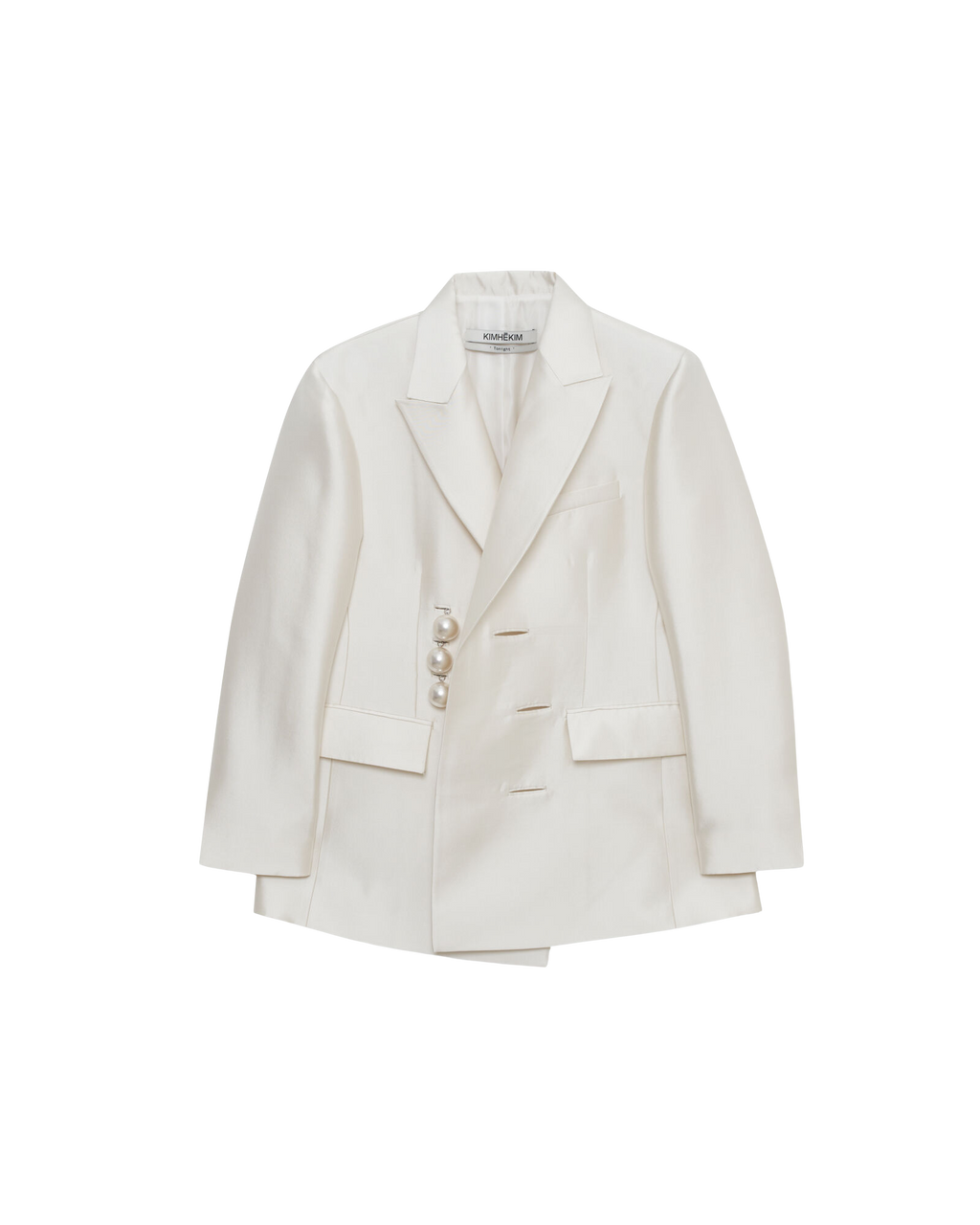 Kimhe Kim - Silk Blend Venus Jacket (White) product image 9 | TRAB K-Fashion Australia