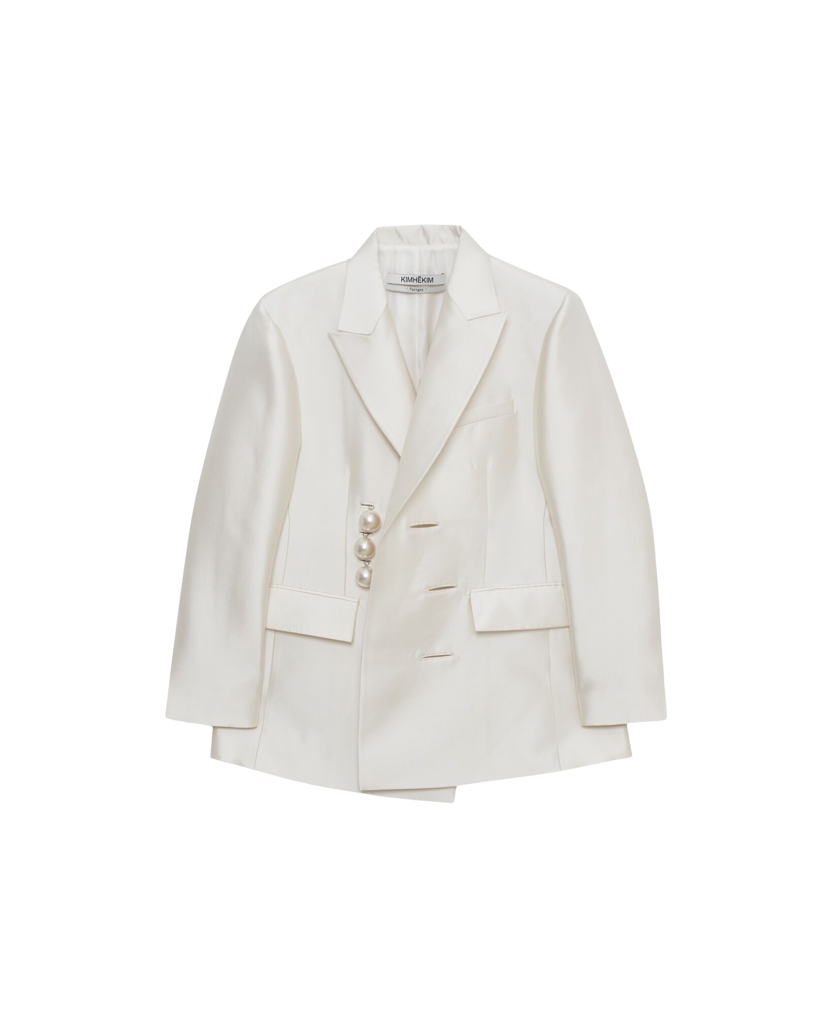 Kimhe Kim - Silk Blend Venus Jacket (White) product image 9 | TRAB K-Fashion Australia