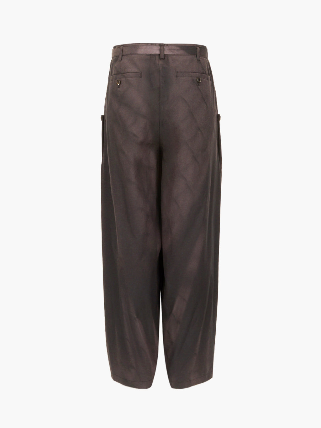 Jiyong Kim - Sun-Bleached Belted Wide Trousers (Black) product image 10 | TRAB K-Fashion Australia