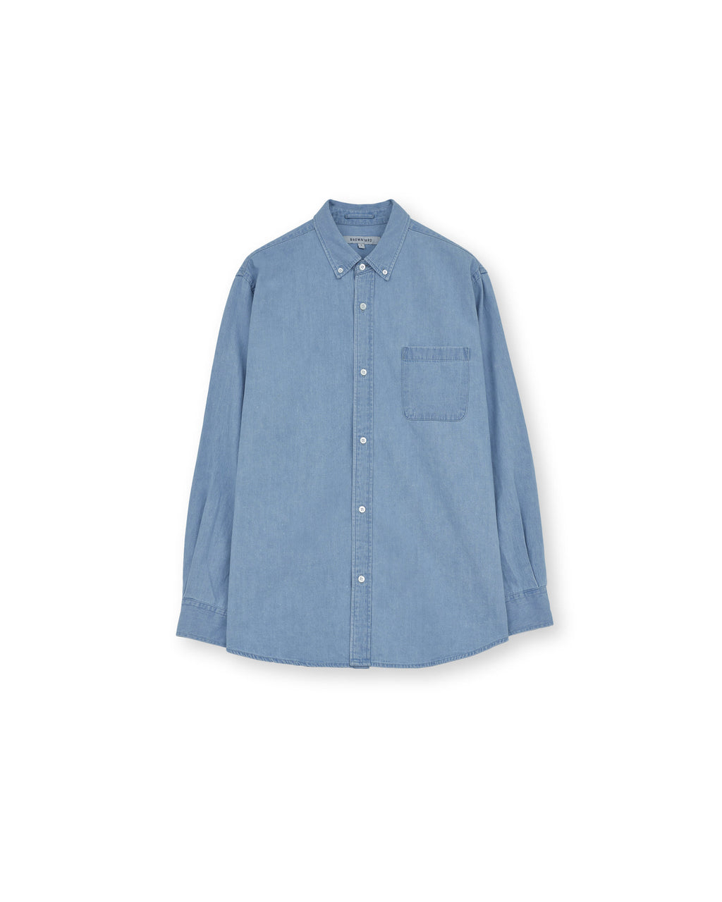 Brownyard - Button Down Denim Shirt (Light Blue) product image 3 | TRAB K-Fashion Australia