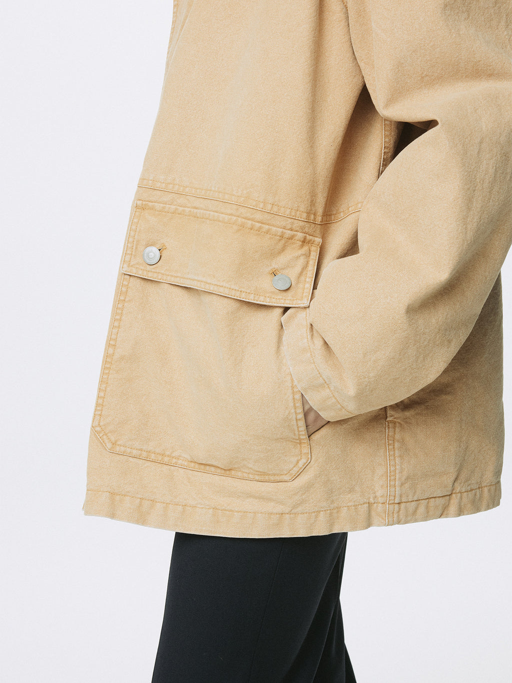 Tonywack - Garment Washed Barn Jacket (Faded Beige) product image 5 | TRAB K-Fashion Australia