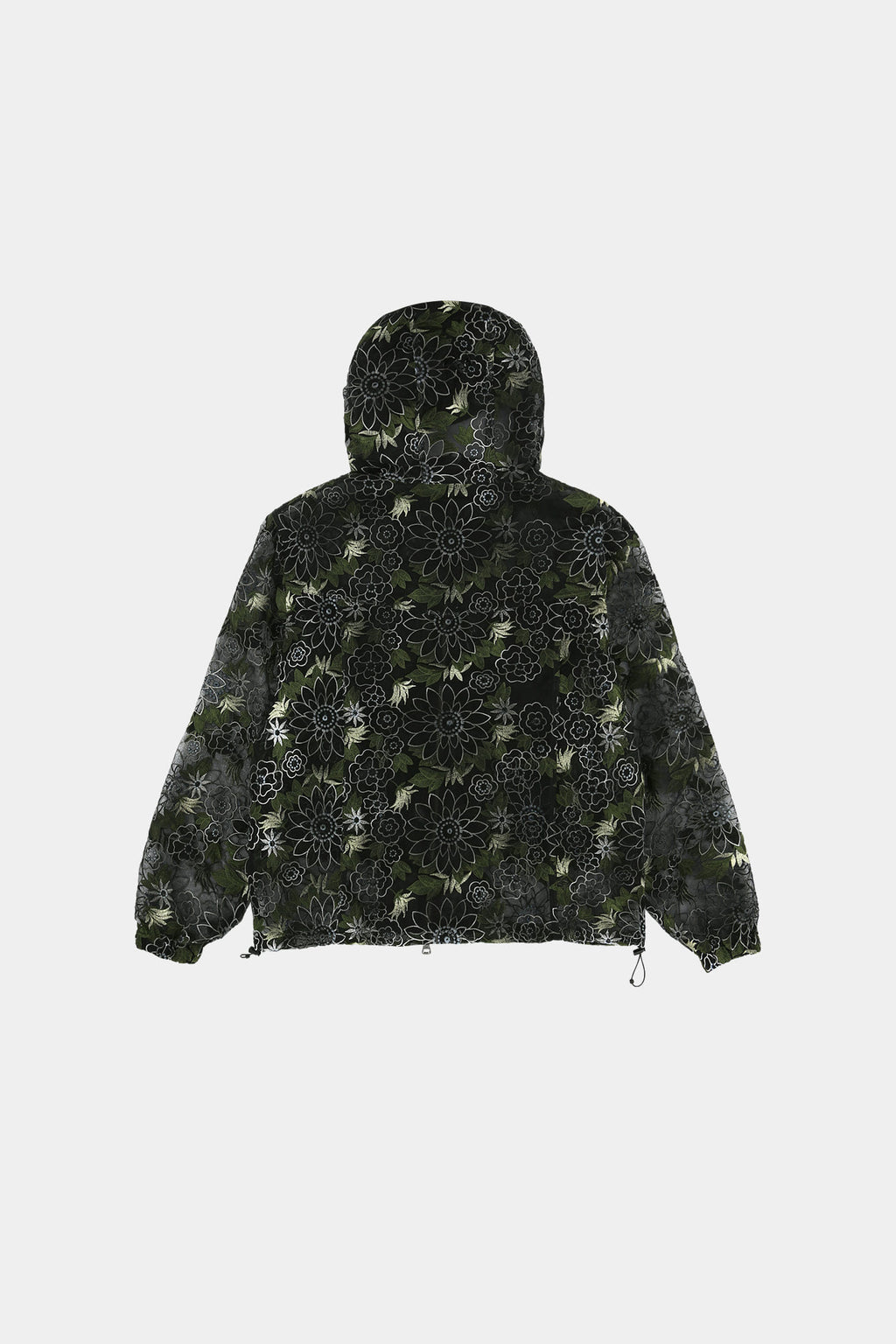 Andersson Bell - Flower Embroidery Sheer Hoodie Jacket (Black) product image 10 | TRAB K-Fashion Australia