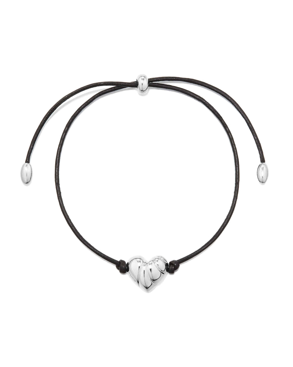 Numbering - Wavy Heart Leather Cord Bracelet #5959 product image 4 | TRAB K-Fashion Australia