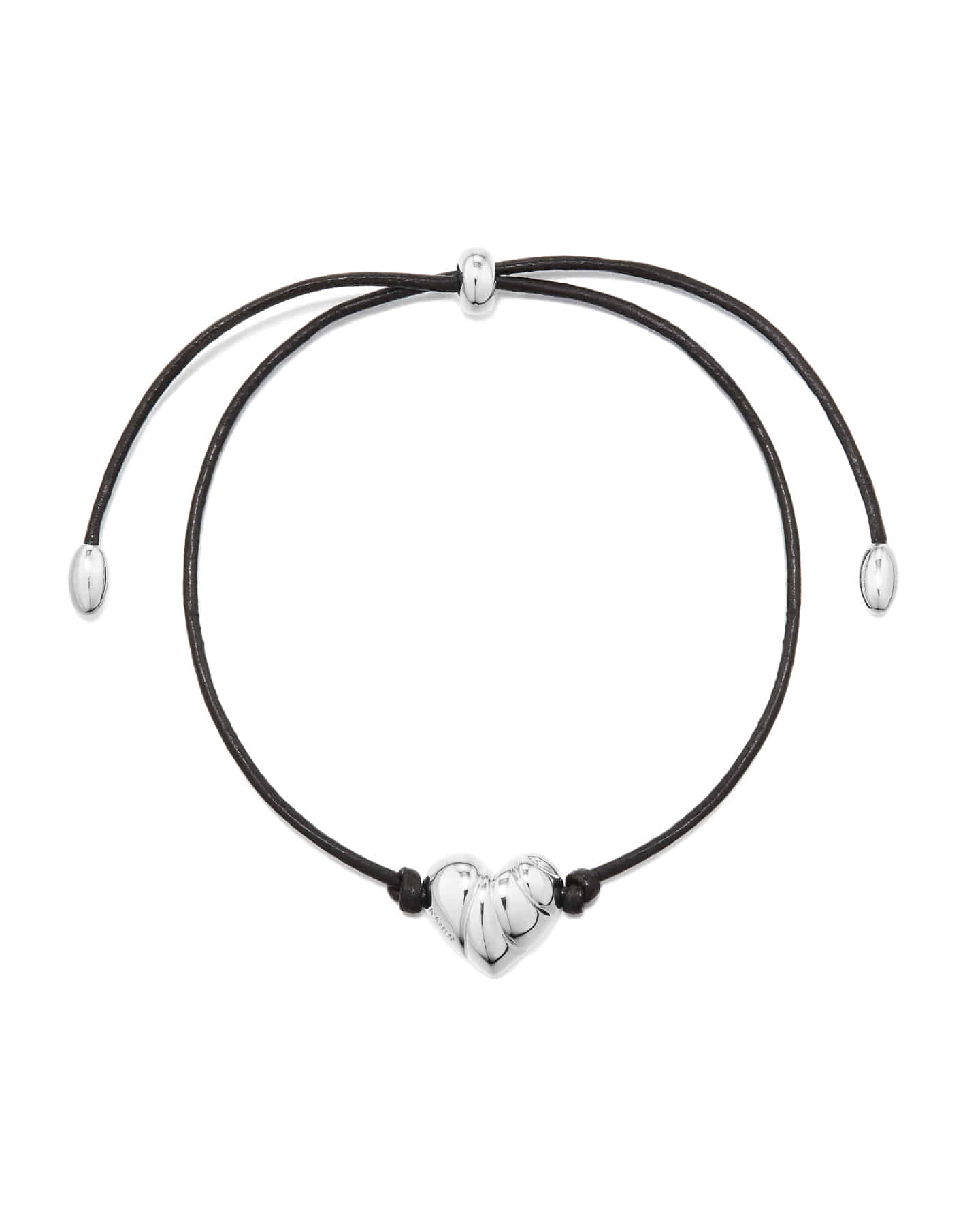 Numbering - Wavy Heart Leather Cord Bracelet #5959 product image 4 | TRAB K-Fashion Australia