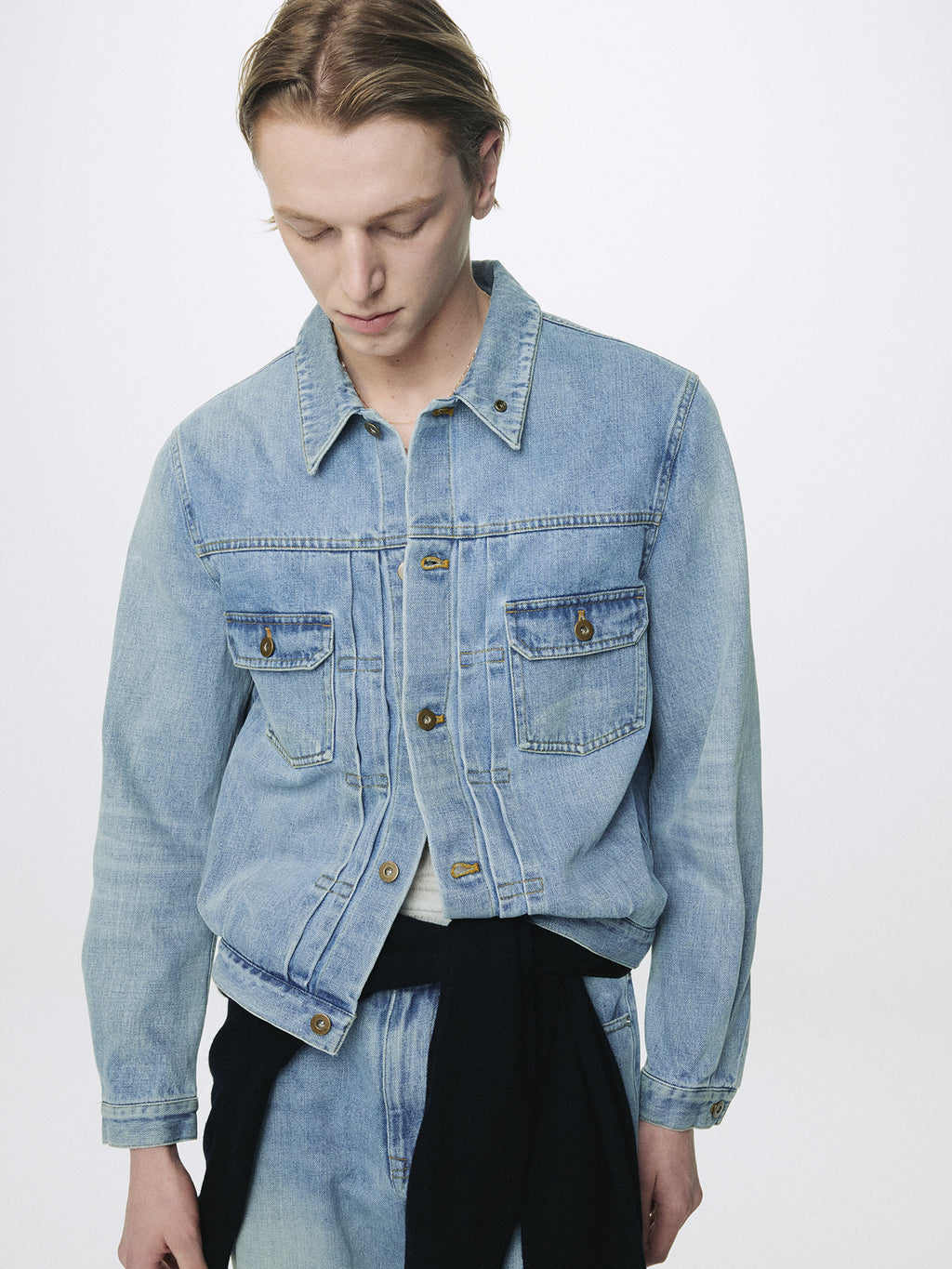 Tonywack - Type-2 Denim Trucker (Light Blue) product image 10 | TRAB K-Fashion Australia