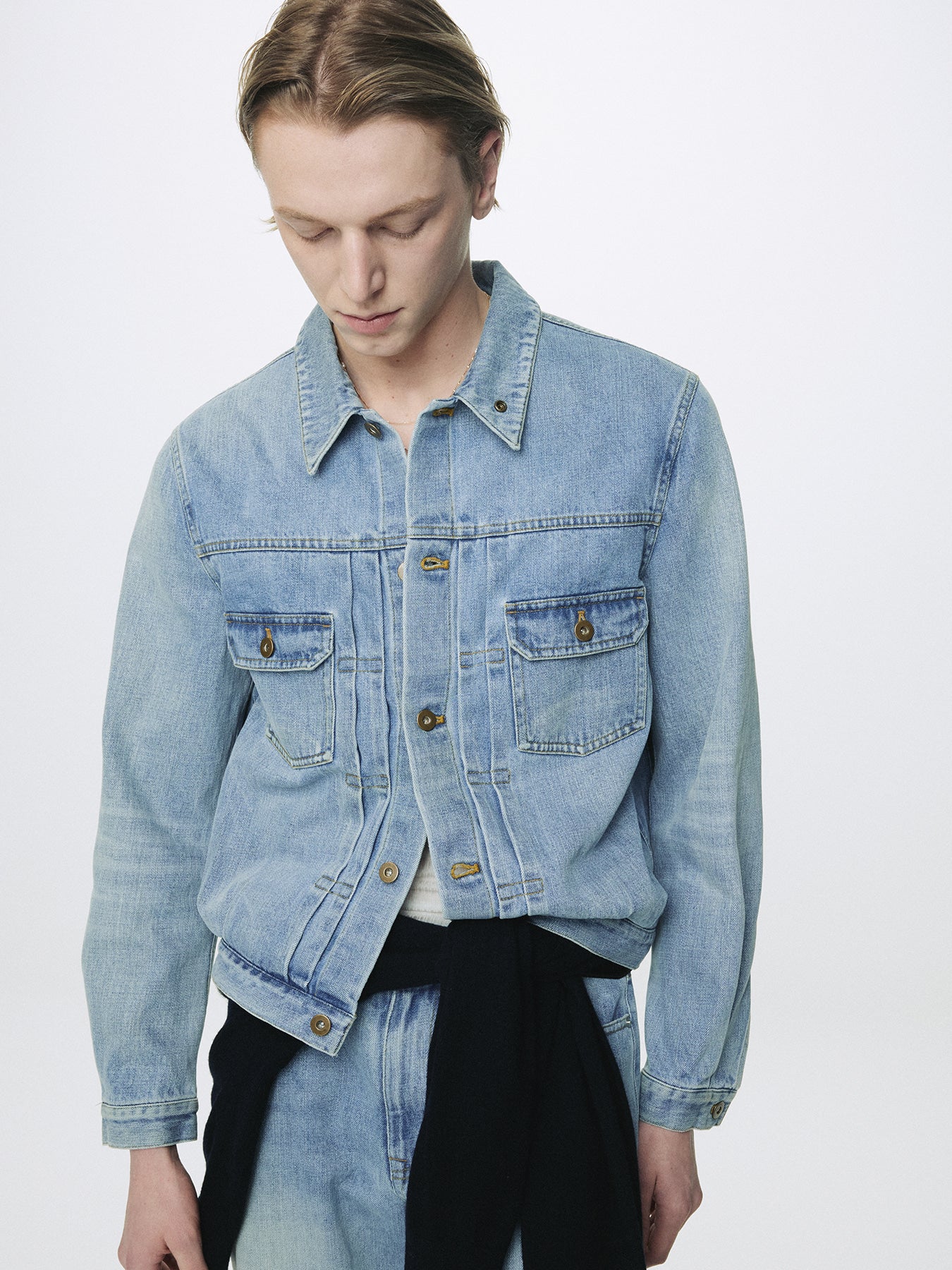 Tonywack - Type-2 Denim Trucker (Light Blue) product image 10 | TRAB K-Fashion Australia