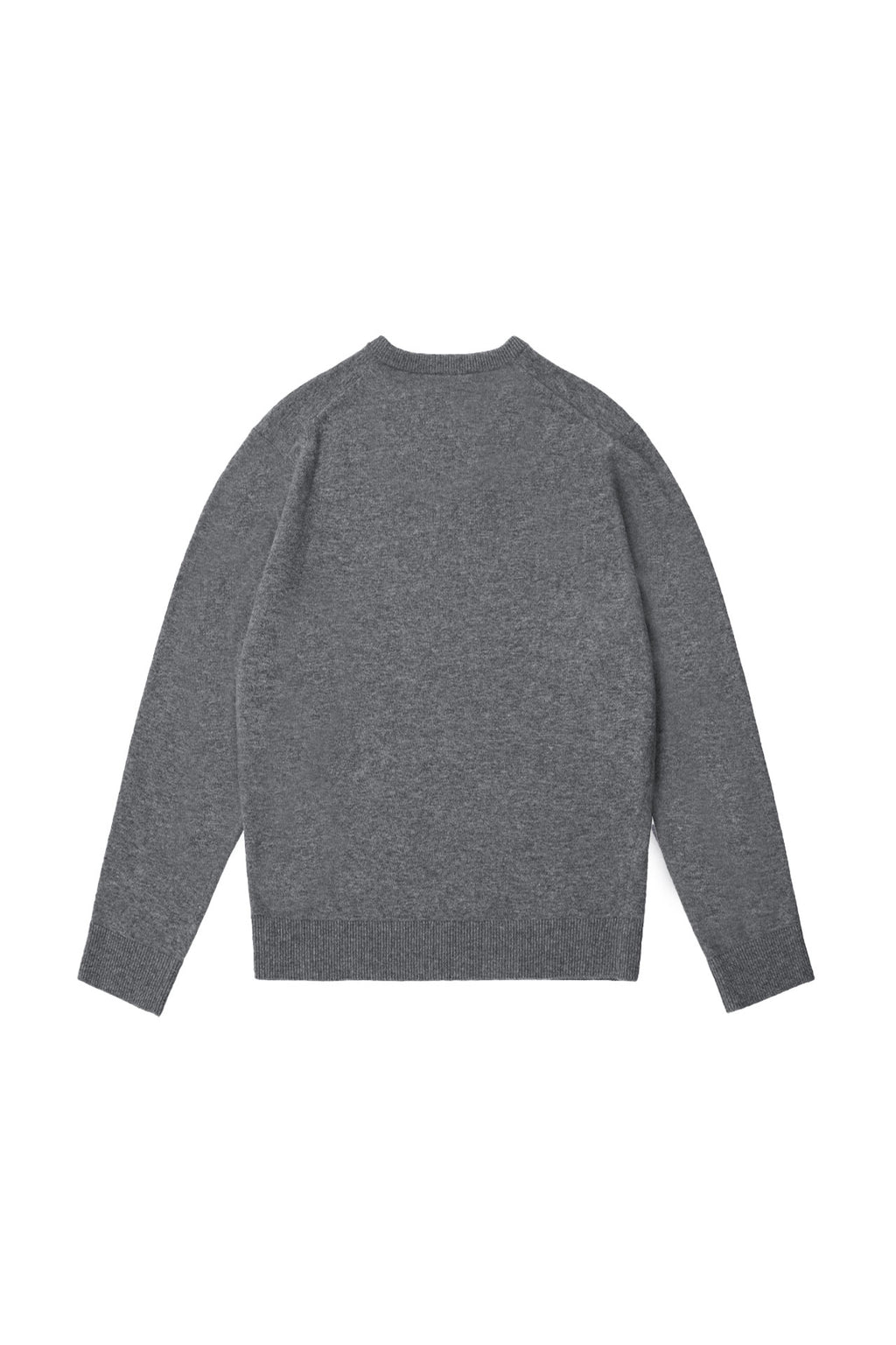 STU - Pin Tuck V-neck Knit (Grey) product image 18 | TRAB K-Fashion Australia
