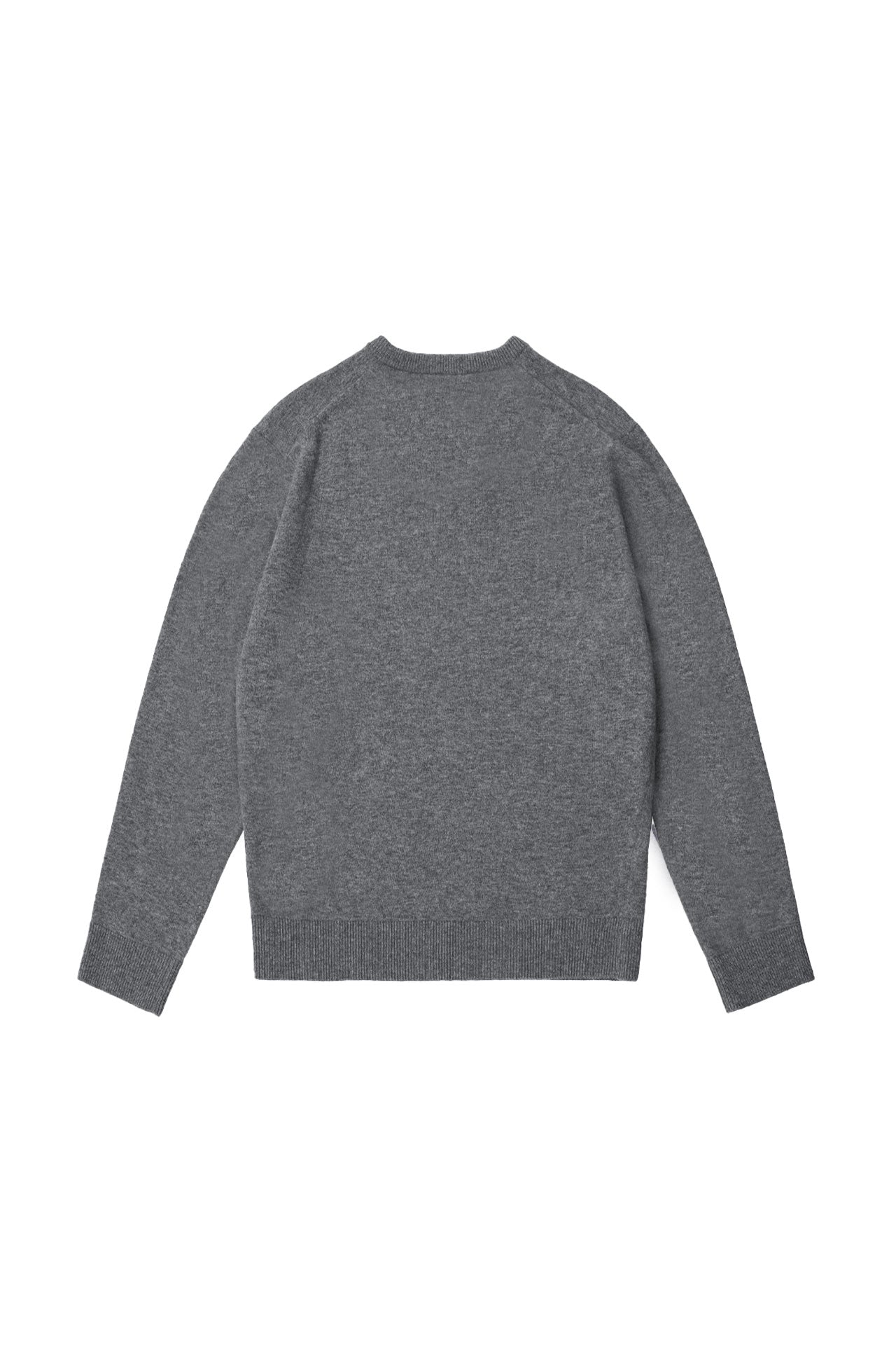 STU - Pin Tuck V-neck Knit (Grey) product image 18 | TRAB K-Fashion Australia