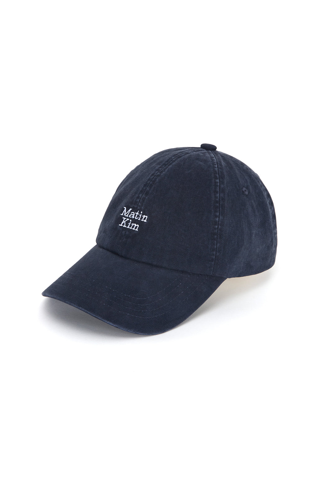 Matin Kim - Matin Mini Logo Ball Cap (Navy) product image 5 | TRAB K-Fashion Australia